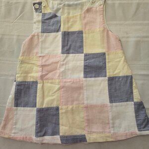Girls Size 18 months Lined Patchwork Top by Emily Lacey